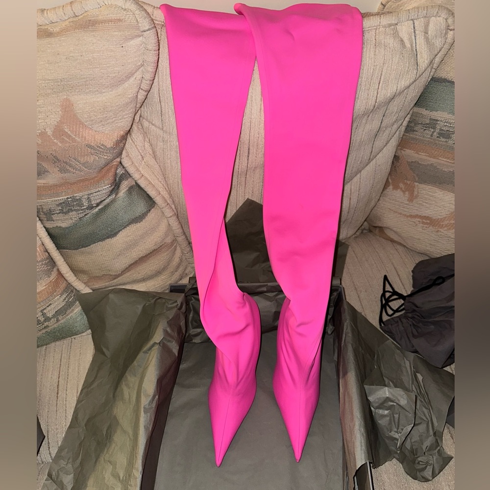 Balenciaga Pink Knife Boot (BRAND NEW)